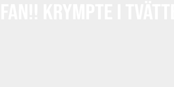 Fan Krympte i tvätten  80x10 VIT VIT