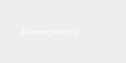 Leonas plats3 35x5 VIT