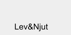 LevNjut 33x9 SVART