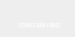 störst går först 40x10 VIT VIT