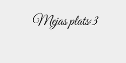 Mejas plats3 37x9 SVART