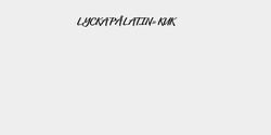 LYCKA PÅ LATIN KUK 80x9 SVART