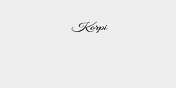 Korpi 45x15 SVART