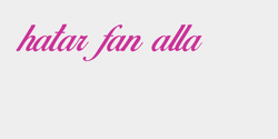 hatar fan alla 100x22 ROSA