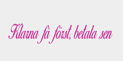 Klarna få först betala sen 60x12 ROSA