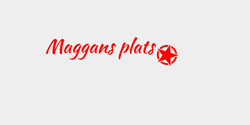 Maggans plats 57x13 RÖD