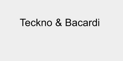 Teckno  Bacardi 62x9 SVART