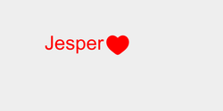 Jesper 30x9 RÖD RÖD