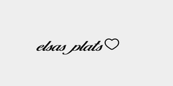 elsas plats 34x7 SVART
