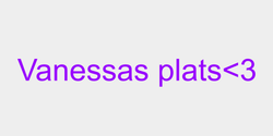 Vanessas plats3 63x9 LILA