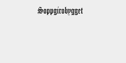 Soppgirobygget 80x15 SVART