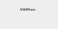 Våfflan 60x15 SVART