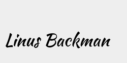 Linus Backman 60x12 SVART