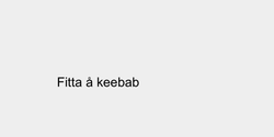 Fitta å keebab 22x4 SVART