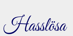 Hasslösa  64x23 MÖRKBLÅ