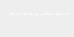 Börje Salming saknad legend 117x9 VIT