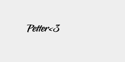 Petter3 19x6 SVART