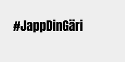 JappDinGäri 41x8 SVART