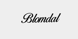 Blomdal 38x14 SVART