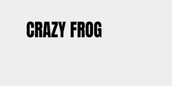 CRAZY FROG 30x8 SVART