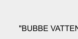 BUBBE VATTEN 66x9 SVART