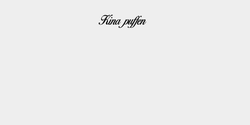 Kina puffen 41x12 SVART