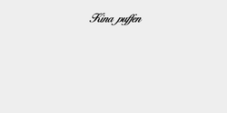 Kina puffen 50x12 SVART