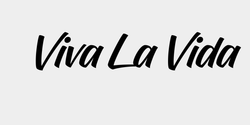 Viva La Vida 60x15 SVART