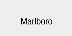 Marlboro 100x33 SVART