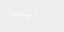 Krav ingo 3 27x7 VIT