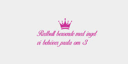 Redbull beroende med inget vi behöver prata om 3 40x16 ROSA ROSA