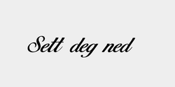 Sett deg ned 21x5 SVART