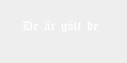 De är gött de  46x7 VIT