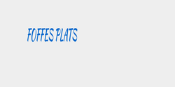 FOFFES PLATS 21x8 BLÅ