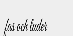 fas och luder 47x18 SVART