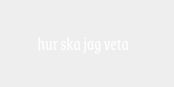 hur ska jag veta  40x9 VIT