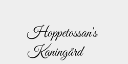 HoppetossansKaningård 39x20 SVART