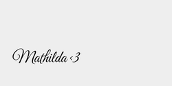 Mathilda 3 70x20 SVART