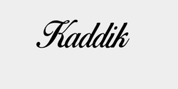 Kaddik 35x15 SVART