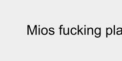 Mios fucking plats 64x9 SVART