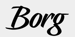 Borg 55x33 SVART