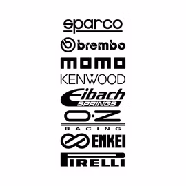 Sponsorer 8-pack Dekalkitt