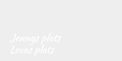 Jennys plats 40x18 VIT VIT