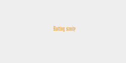 Rotting sanity 40x10 ORANGE