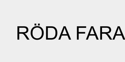 RÖDA FARAN 71x12 SVART