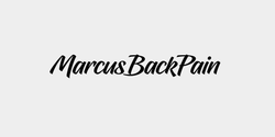 MarcusBackPain  64x11 SVART