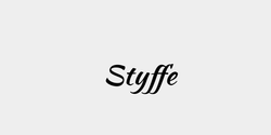 Styffe 61x25 SVART