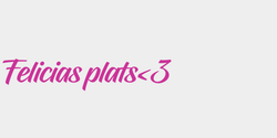 Felicias plats3 44x9 ROSA