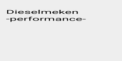 Dieselmekenperformance  94x15 SVART