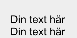 Din text här 41x18 SVART SVART